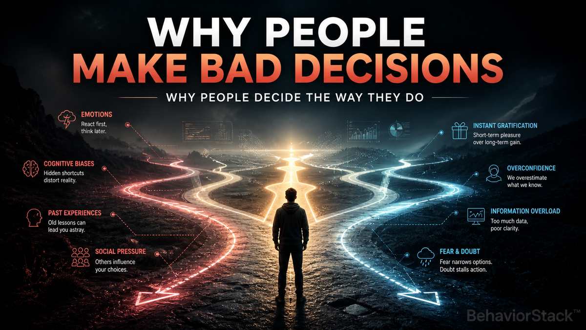 Why People Make Bad Decisions (And How to Fix It)