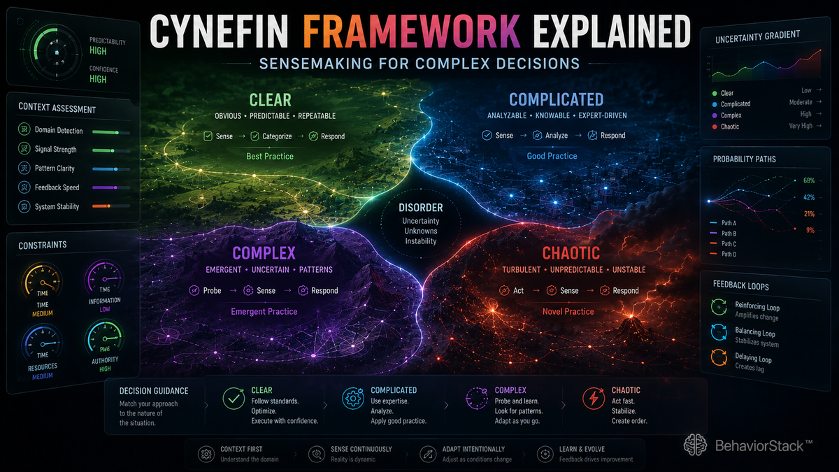 Cynefin Framework Explained: A Sensemaking Model for Complex Decisions
