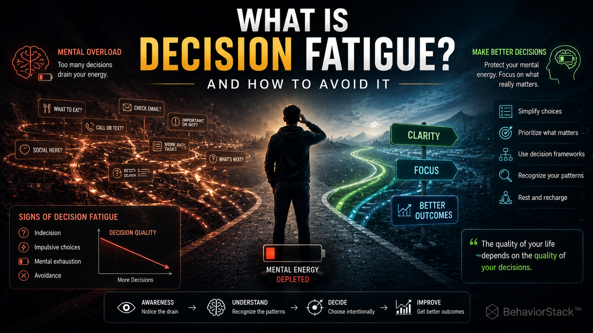 What Is Decision Fatigue? (And How to Avoid It)