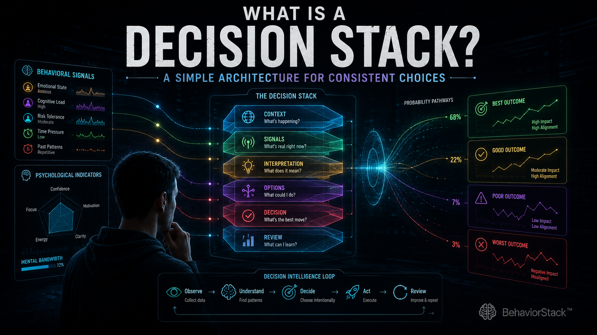 What Is a Decision Stack? A Simple Architecture for Consistent Choices