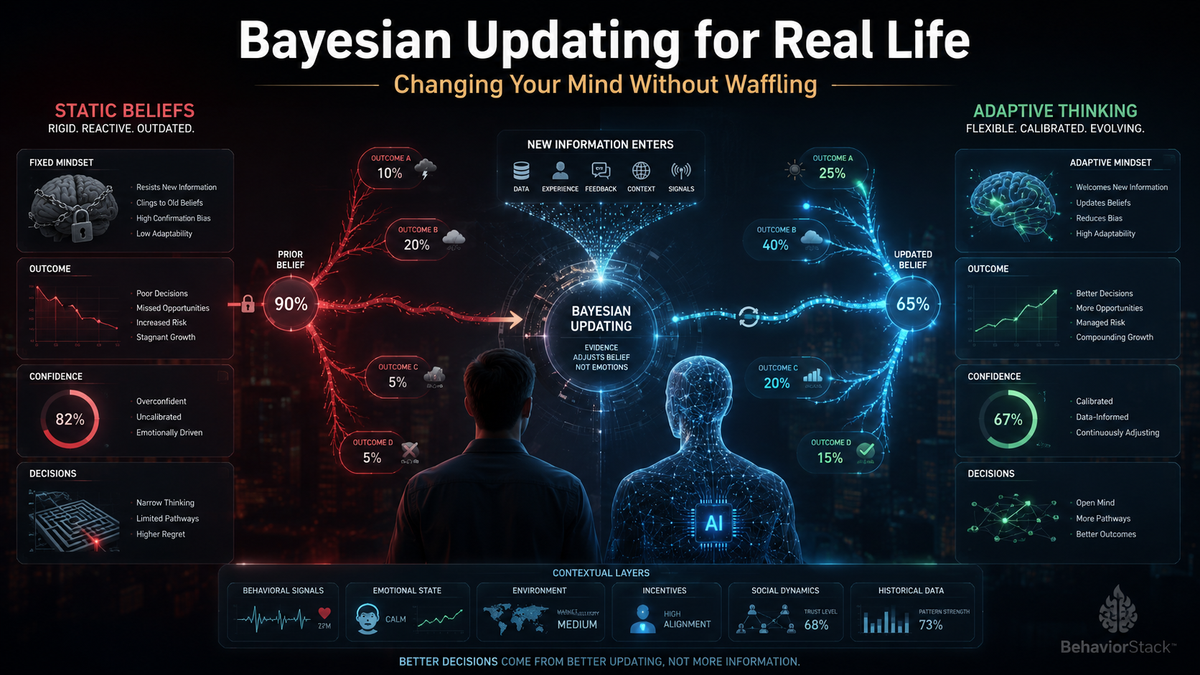 Bayesian Updating for Real Life: Changing Your Mind Without Waffling