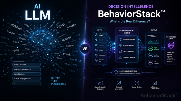 BehaviorStack™ vs LLM: What’s the Real Difference?