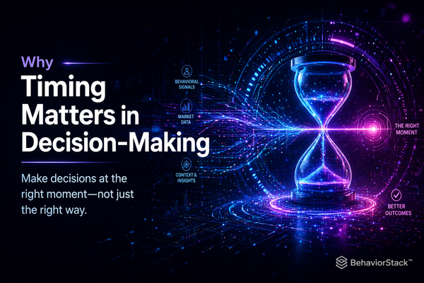 Why Timing Matters in Decision-Making