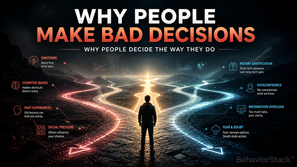Why People Make Bad Decisions (And How to Fix It)