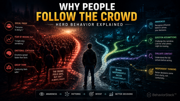 Why People Follow the Crowd (Herd Behavior Explained)