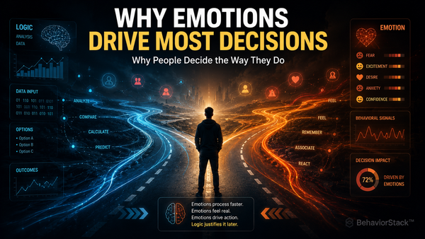 Why Emotions Drive Most Decisions (Not Logic)