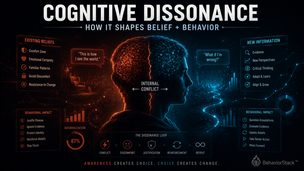 What's Cognitive Dissonance? (And How It Shapes Belief + Behavior)