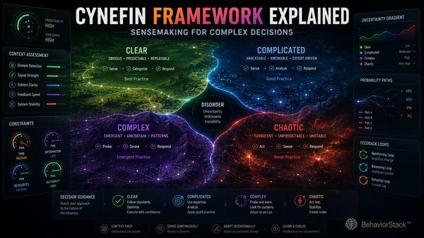Cynefin Framework Explained: A Sensemaking Model for Complex Decisions