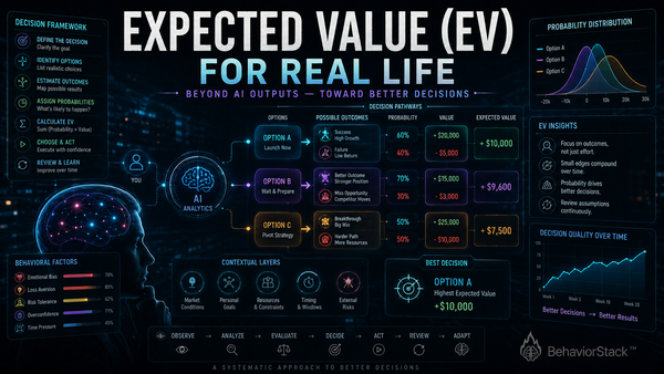 Expected Value (EV) for Real Life: How to Make Better Calls Under Uncertainty