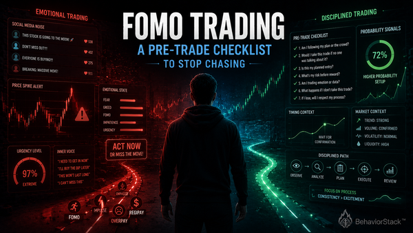FOMO Trading: A Pre-Trade Checklist to Stop Chasing