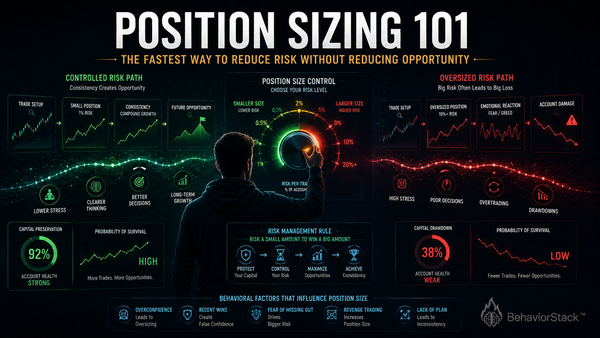 Position Sizing 101: The Fastest Way to Reduce Risk Without Reducing Opportunity