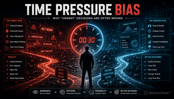 Time Pressure Bias: Why “Urgent” Decisions Are Often Wrong