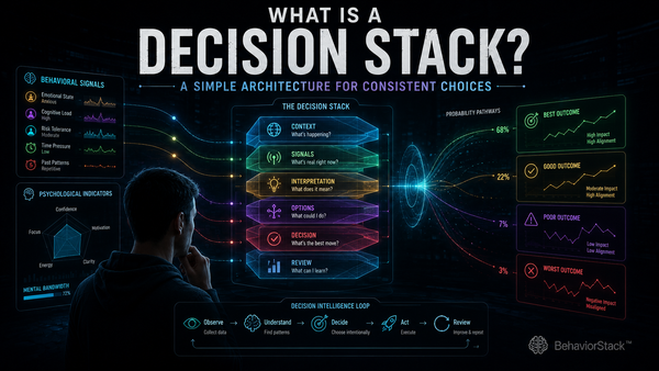 What Is a Decision Stack? A Simple Architecture for Consistent Choices