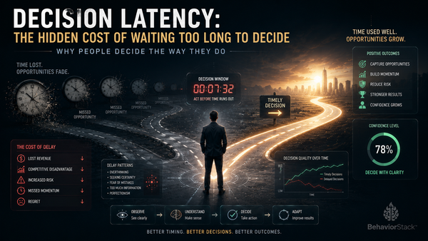 Decision Latency: The Hidden Cost of Waiting Too Long to Decide